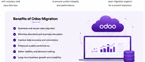 Odoo migration benefits illustration